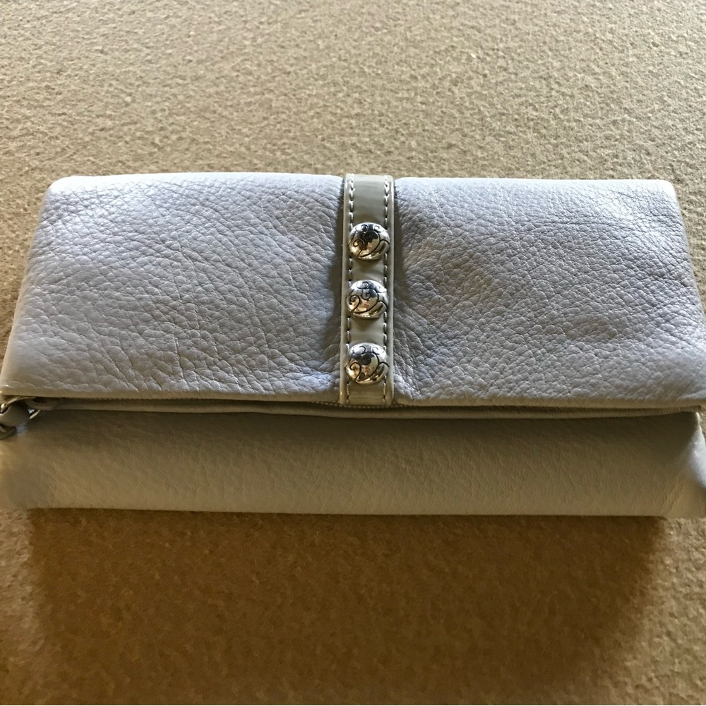 Beautiful Brighton Soft Leather Light Grey Wallet